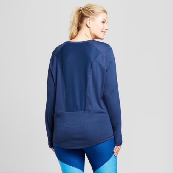 NWT $24.99 C 9 Champion Plus Size Ventilated Tech Long Sleeve Top 3 X - Picture 3 of 6